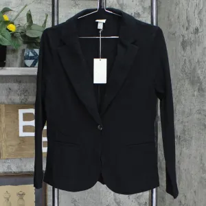 A New Day Women's Long Sleeve Knit Blazer 562935 Black S