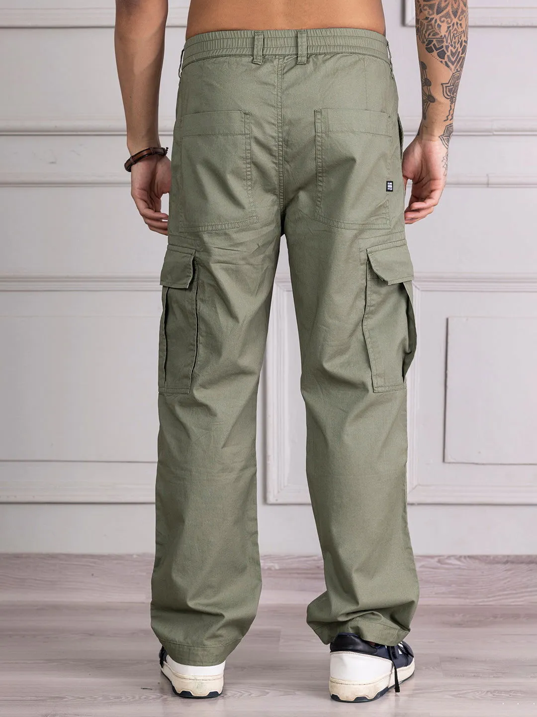 BAGGY OLIVE GREEN CARGO