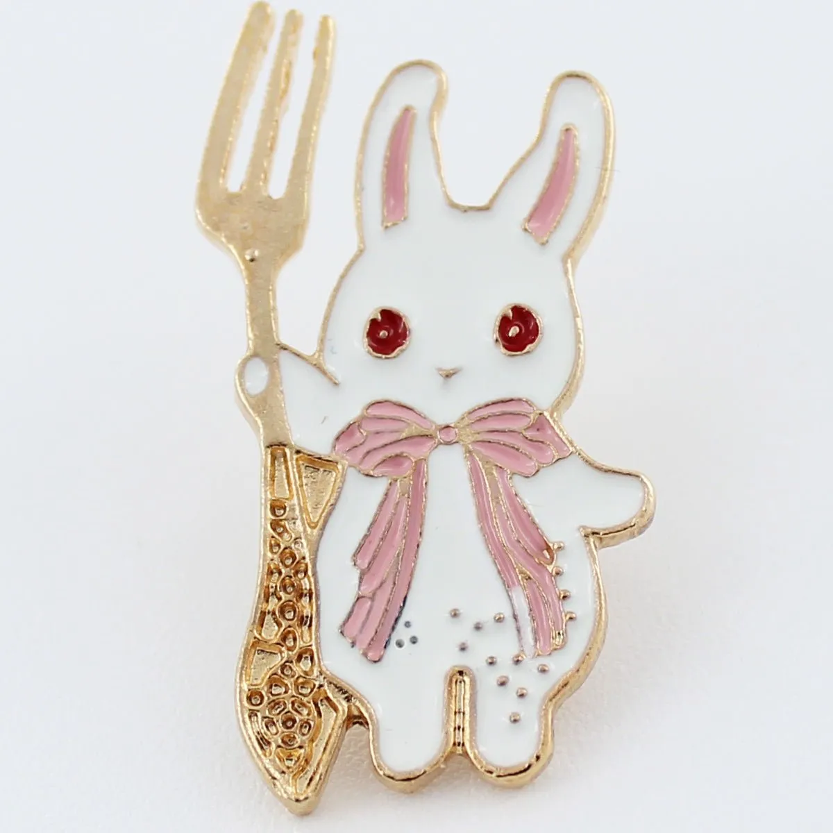 Bunny Enamel Pin for Backpacks Hats Jackets Badge Rabbit Lapel Pin
