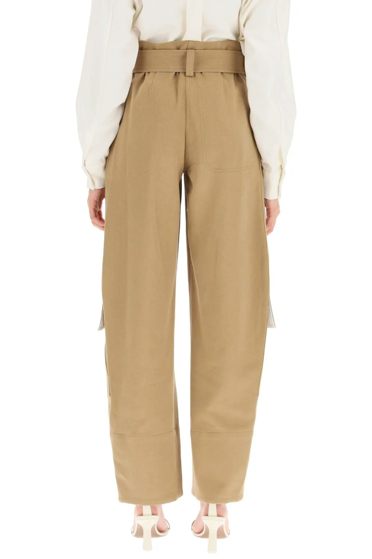 cargo pants with matching belt