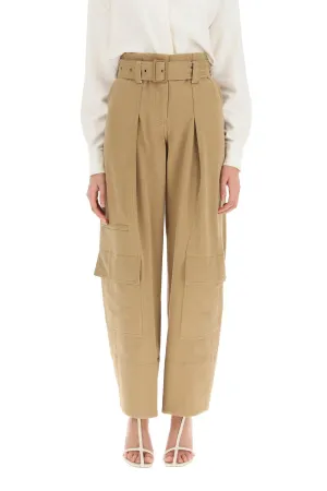 cargo pants with matching belt