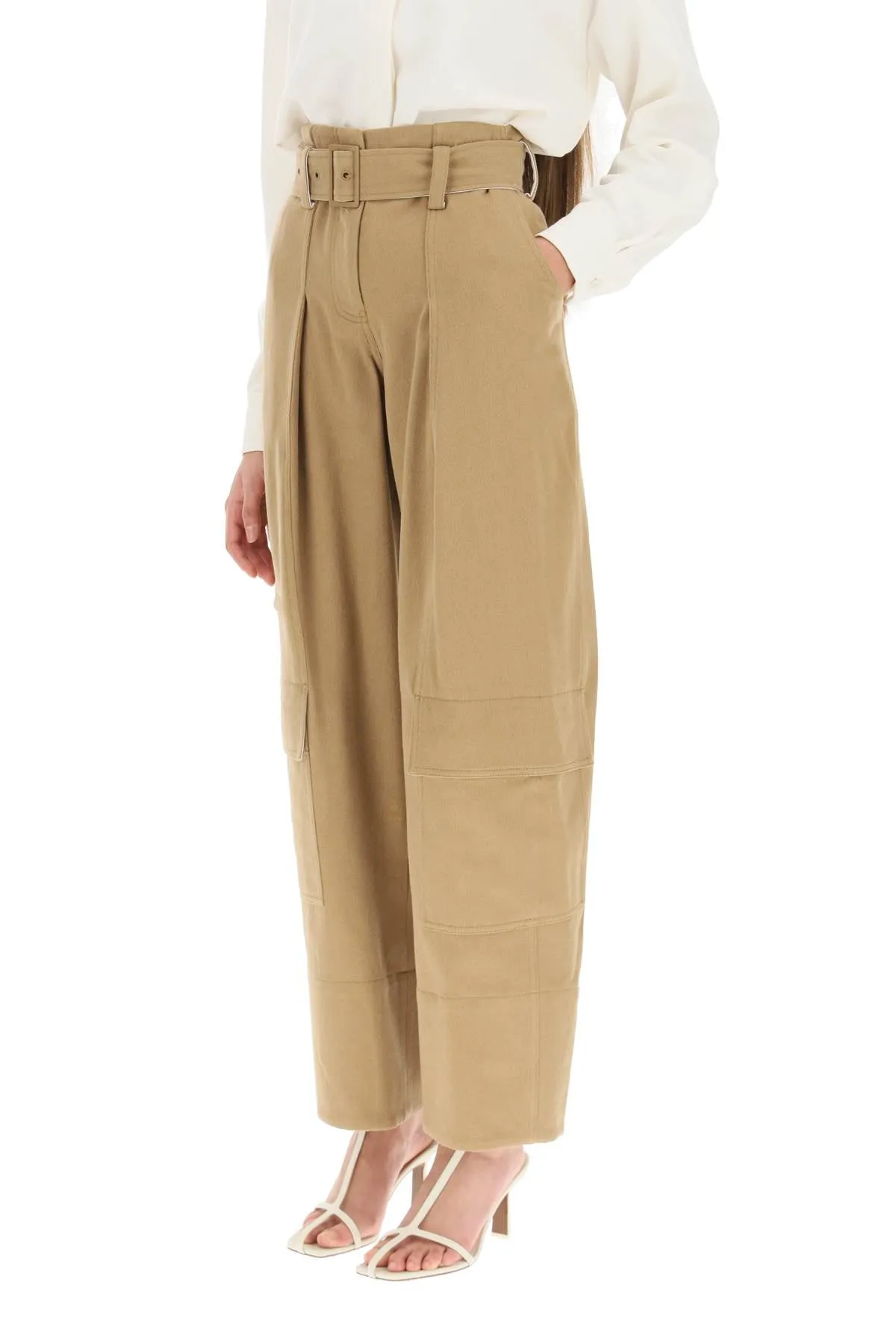 cargo pants with matching belt