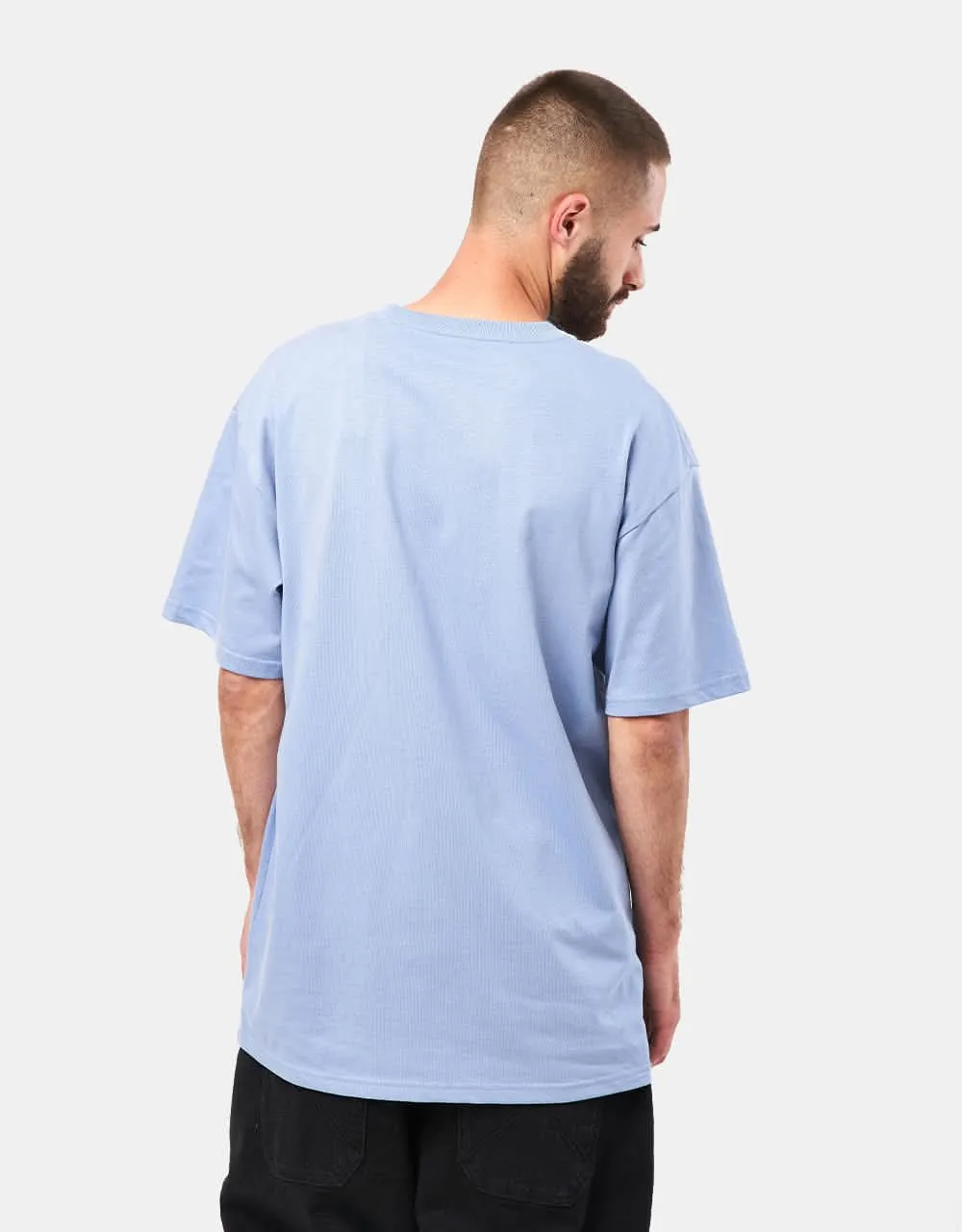 Carhartt WIP S/S Chase T-Shirt - Charm Blue/Gold