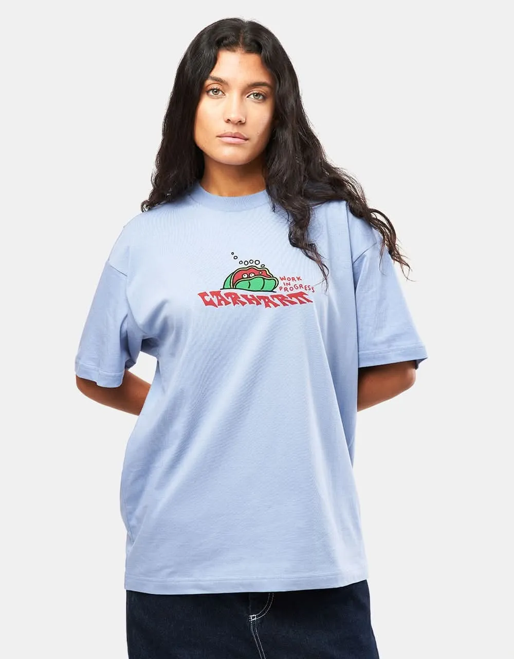 Carhartt WIP S/S Clam T-Shirt - Charm Blue