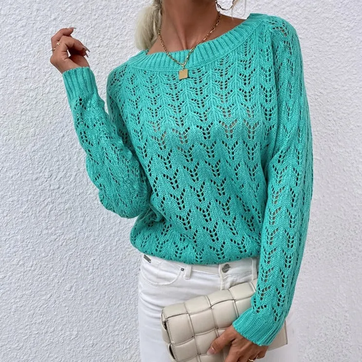 Casual Hollow Out Jumper