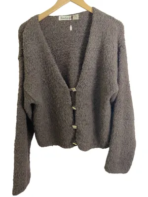 Cool Summer Mushroom Brown Sweater