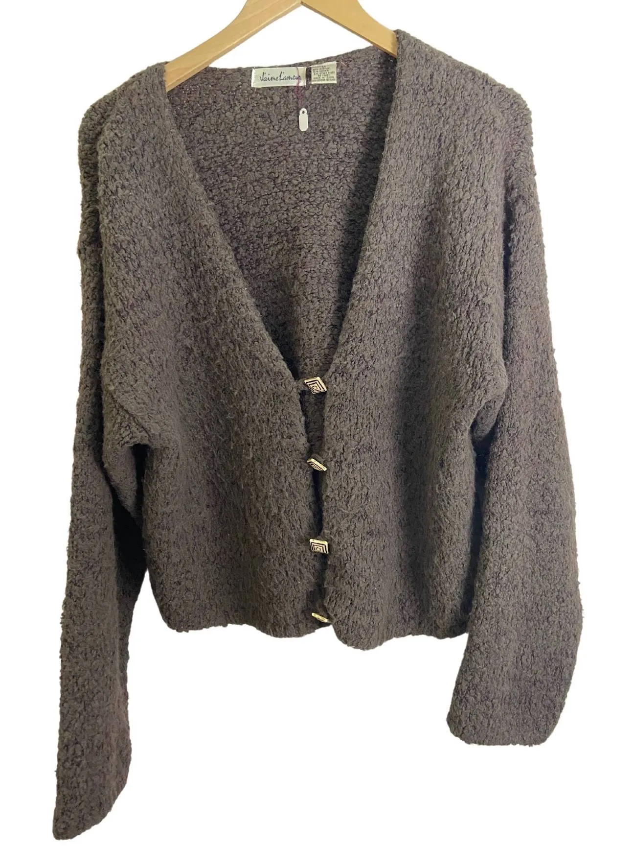 Cool Summer Mushroom Brown Sweater