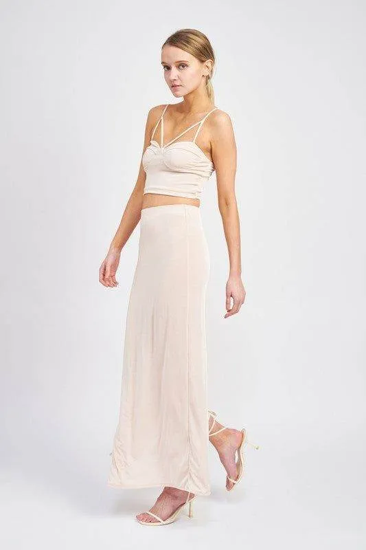 Emory Park | High Waisted Maxi Skirt