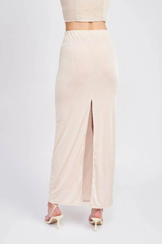 Emory Park | High Waisted Maxi Skirt
