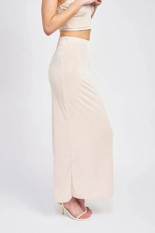 Emory Park | High Waisted Maxi Skirt
