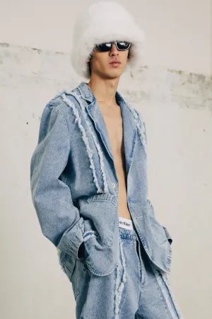 GAGNONLEE DENIM BLAZER JACKET