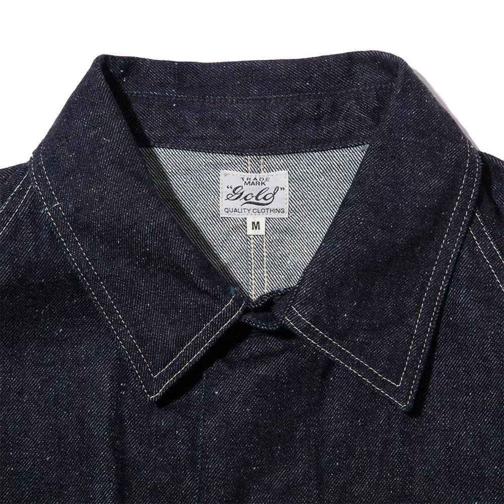 Gold by Toyo Enterprise Denim Work Coat Indigo