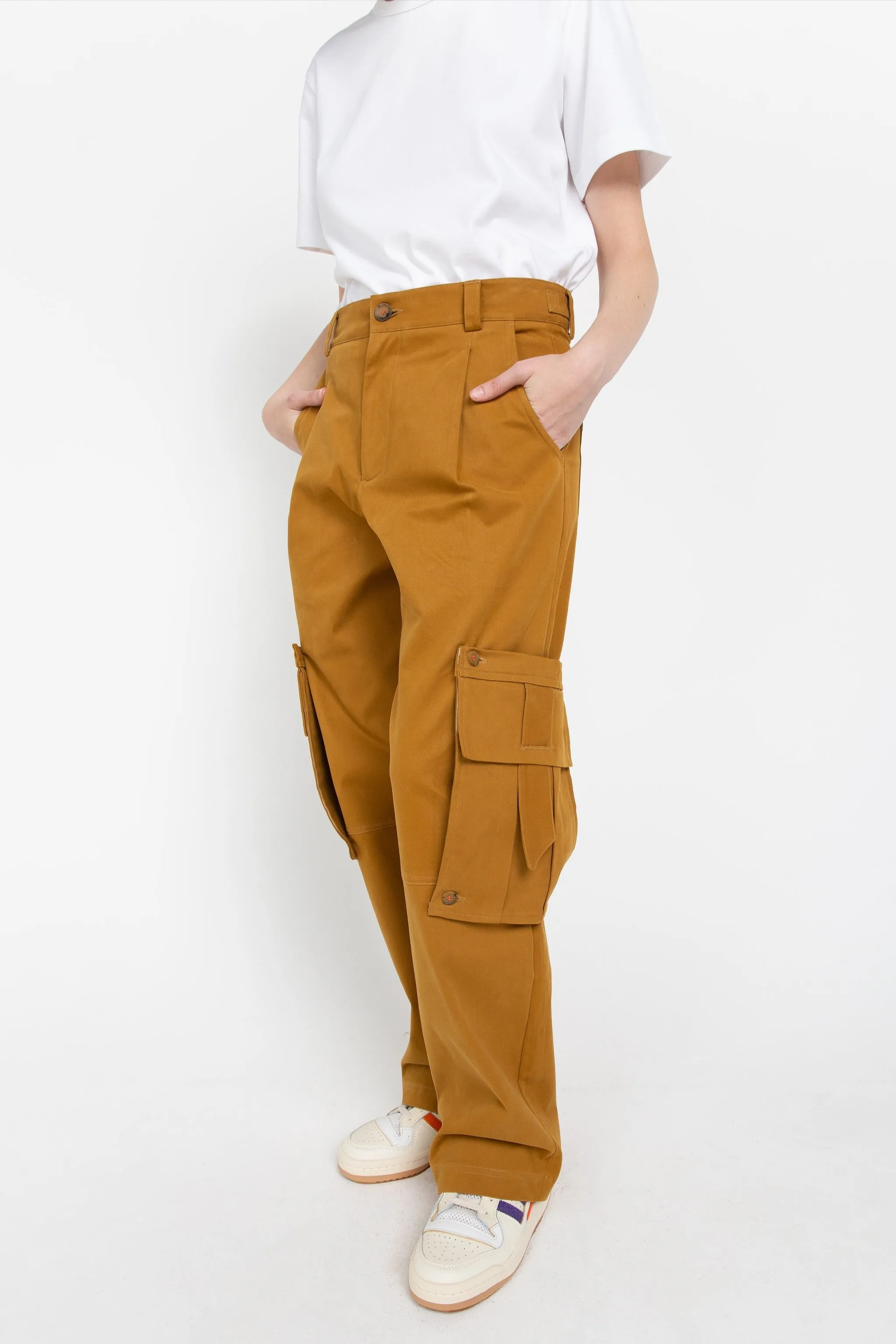 Honey cargo trousers