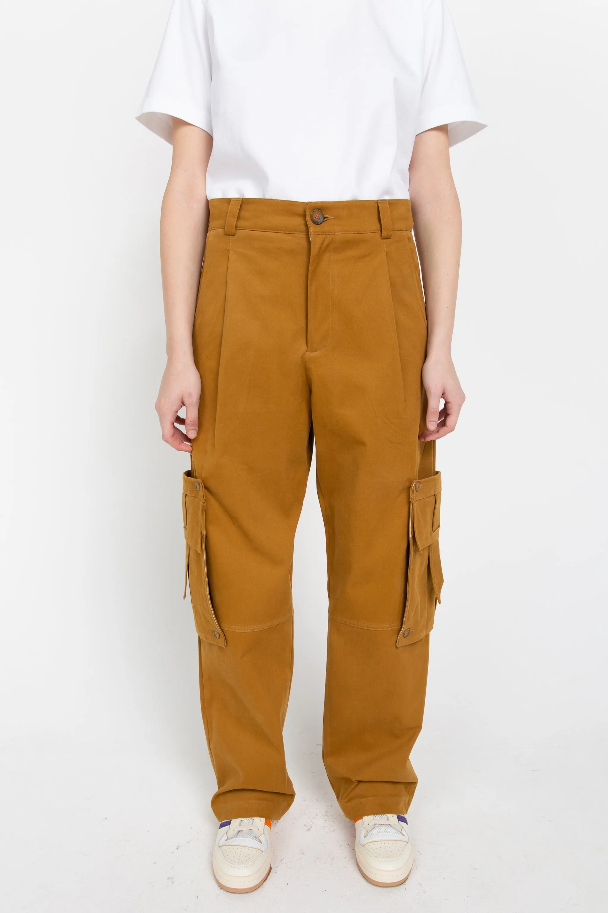 Honey cargo trousers