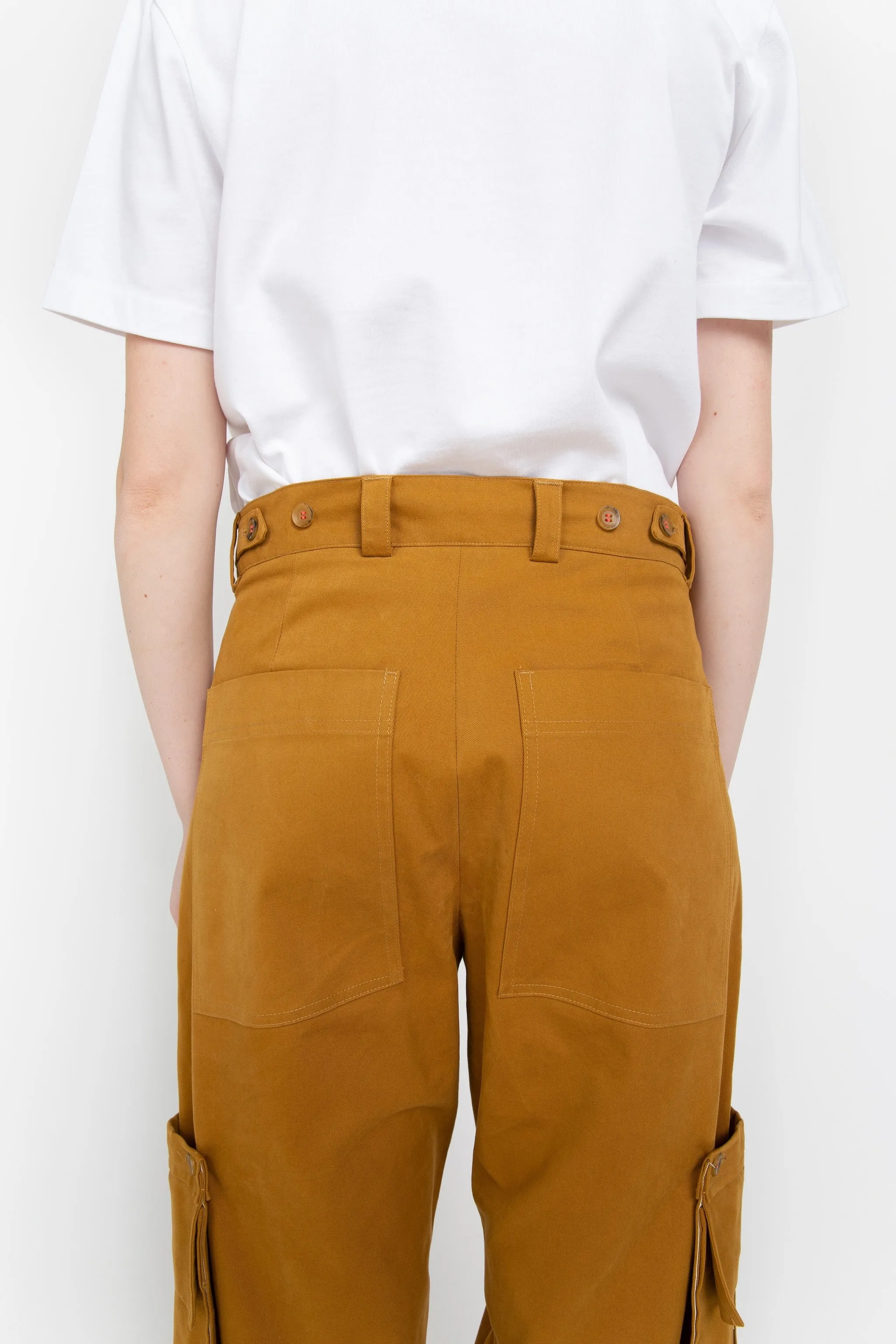 Honey cargo trousers