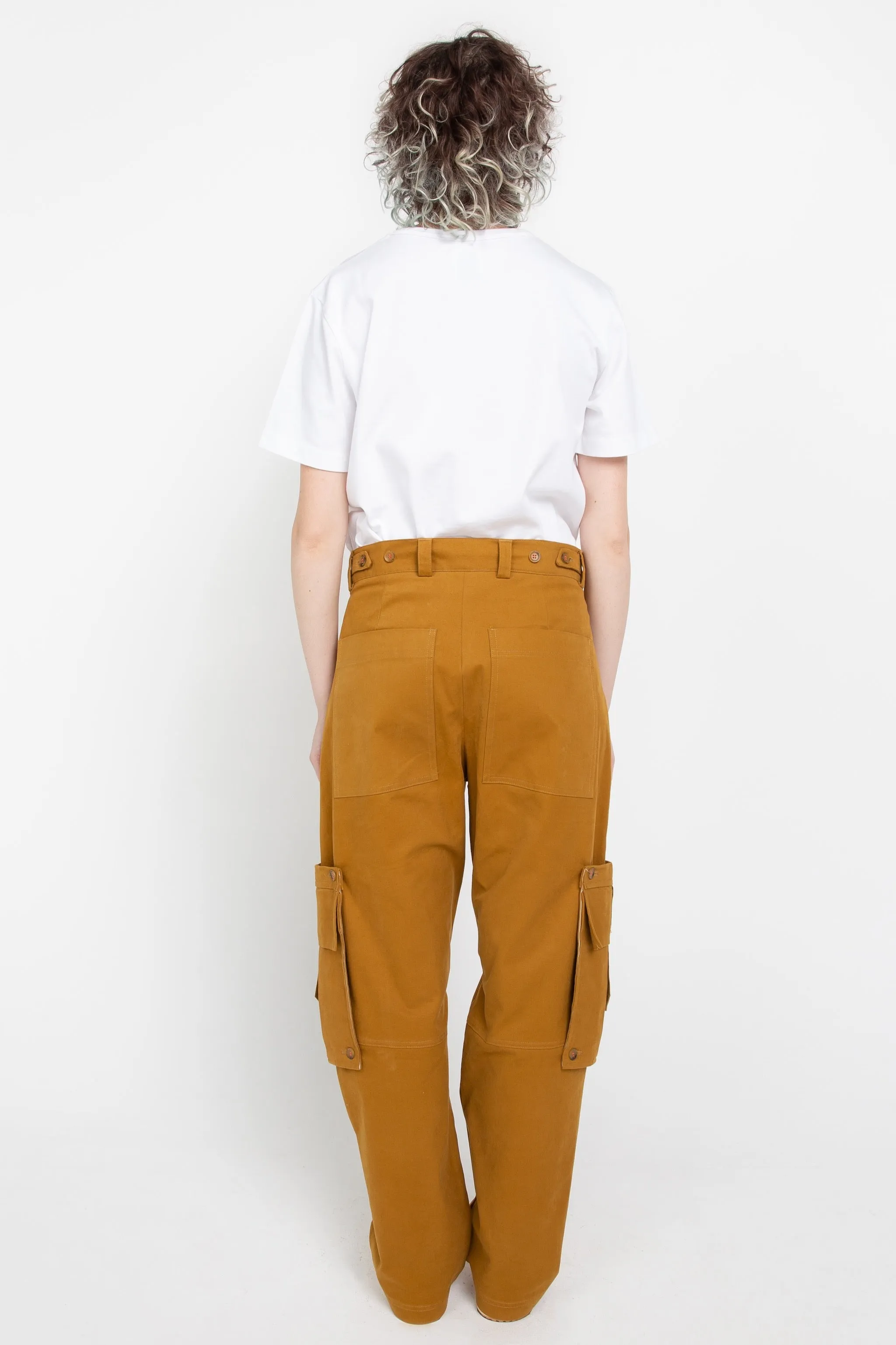 Honey cargo trousers