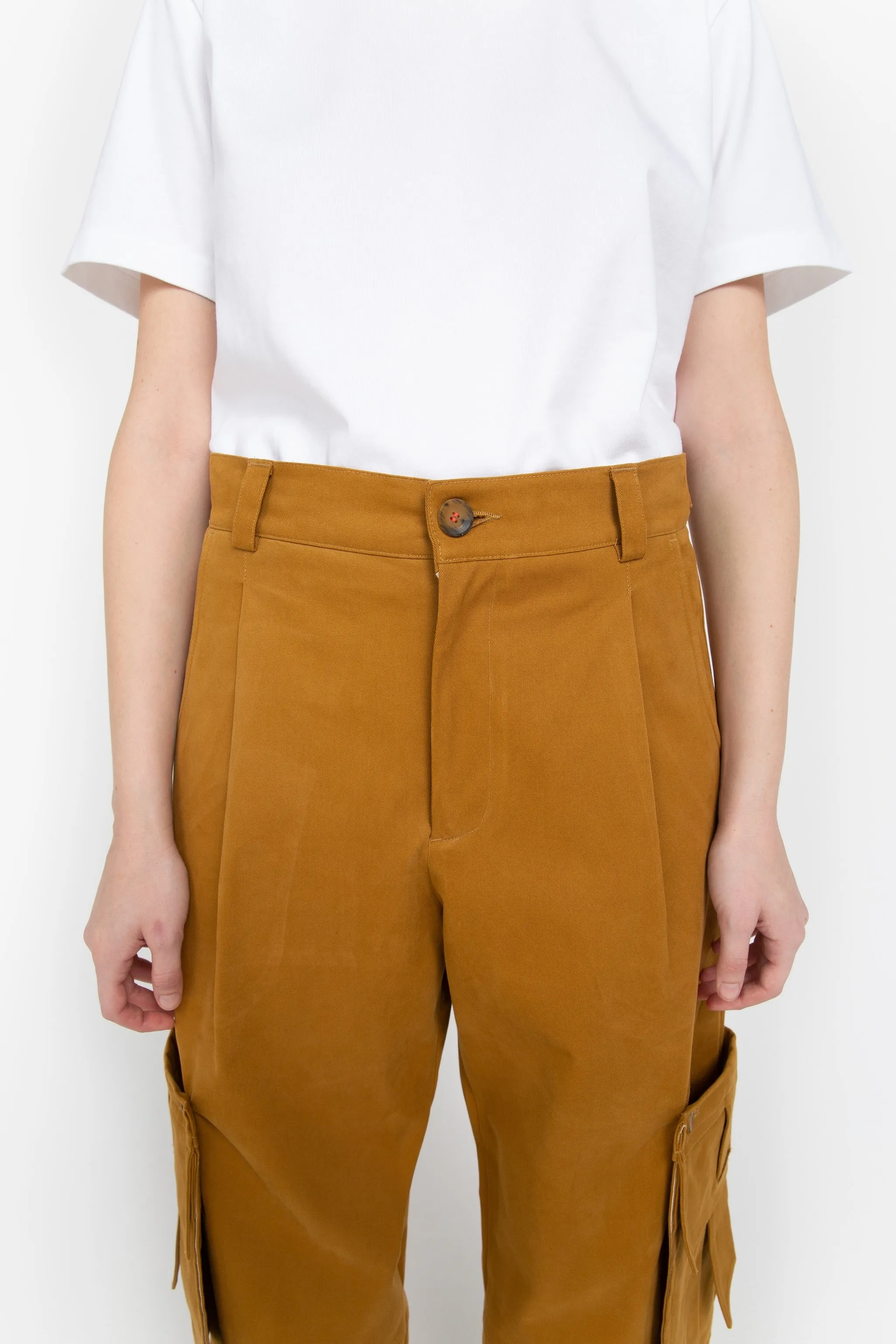 Honey cargo trousers