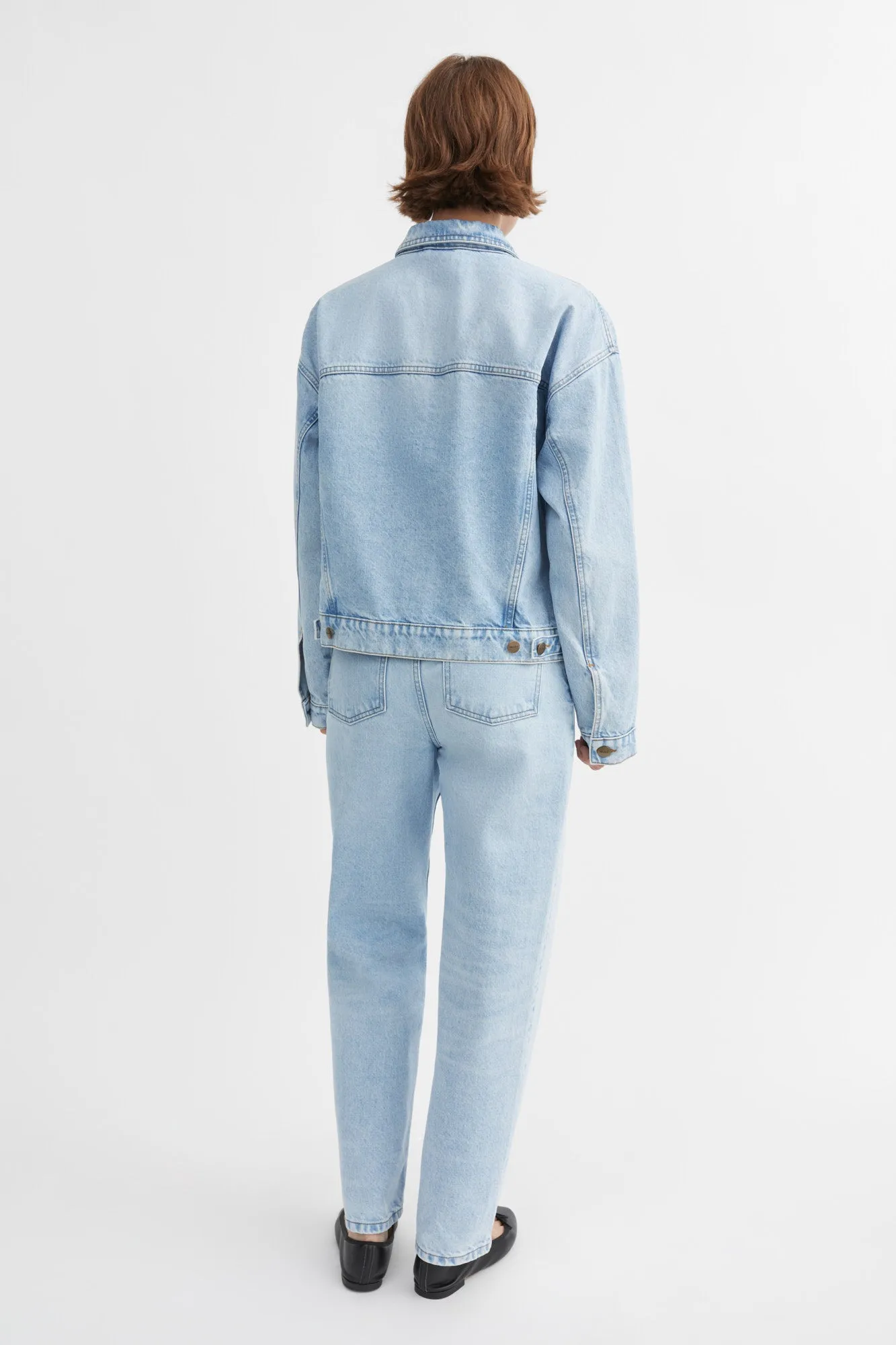 Inger denim jacket - Worn light blue