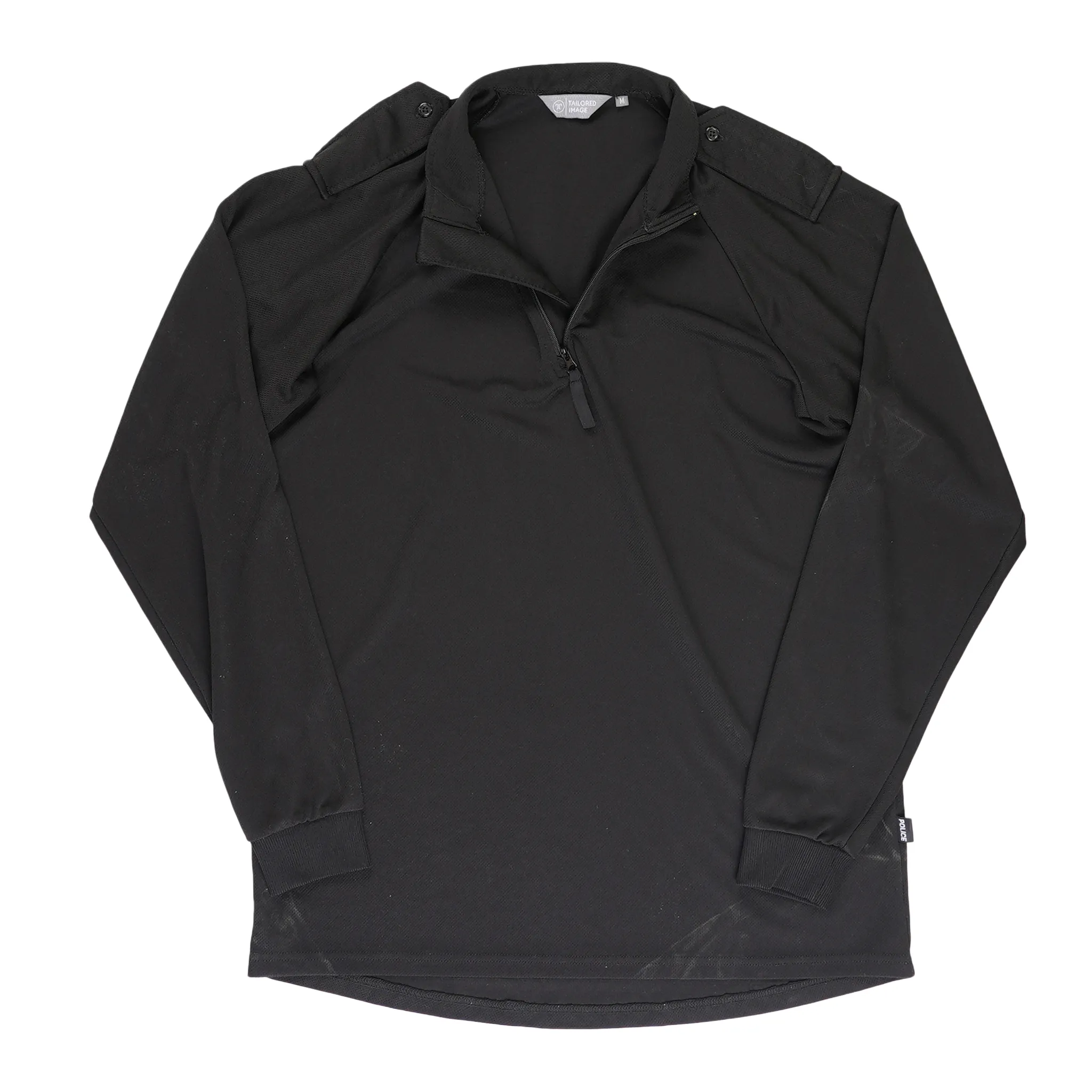 Issued British Police Long Sleeve 1/4 Zip Self-Wicking Shirt
