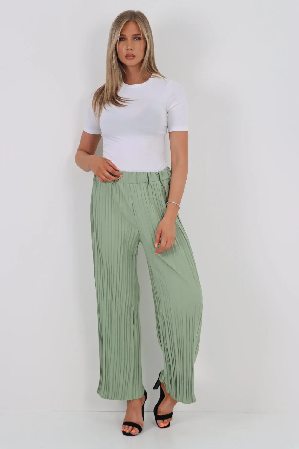 Italian Ladies Pleated Trousers