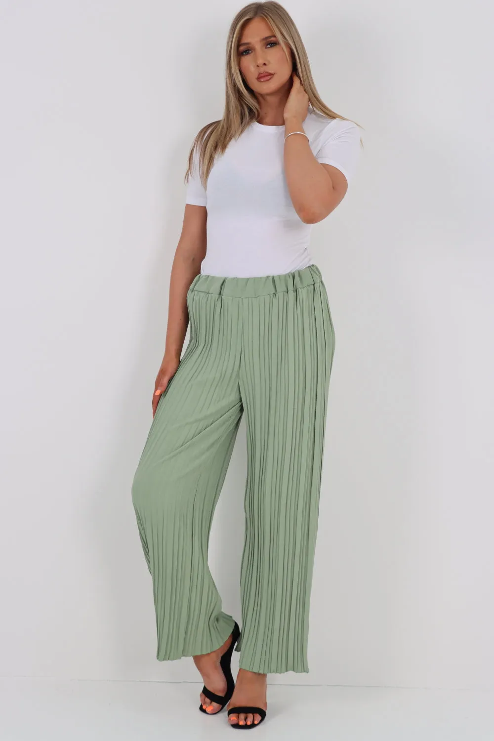 Italian Ladies Pleated Trousers