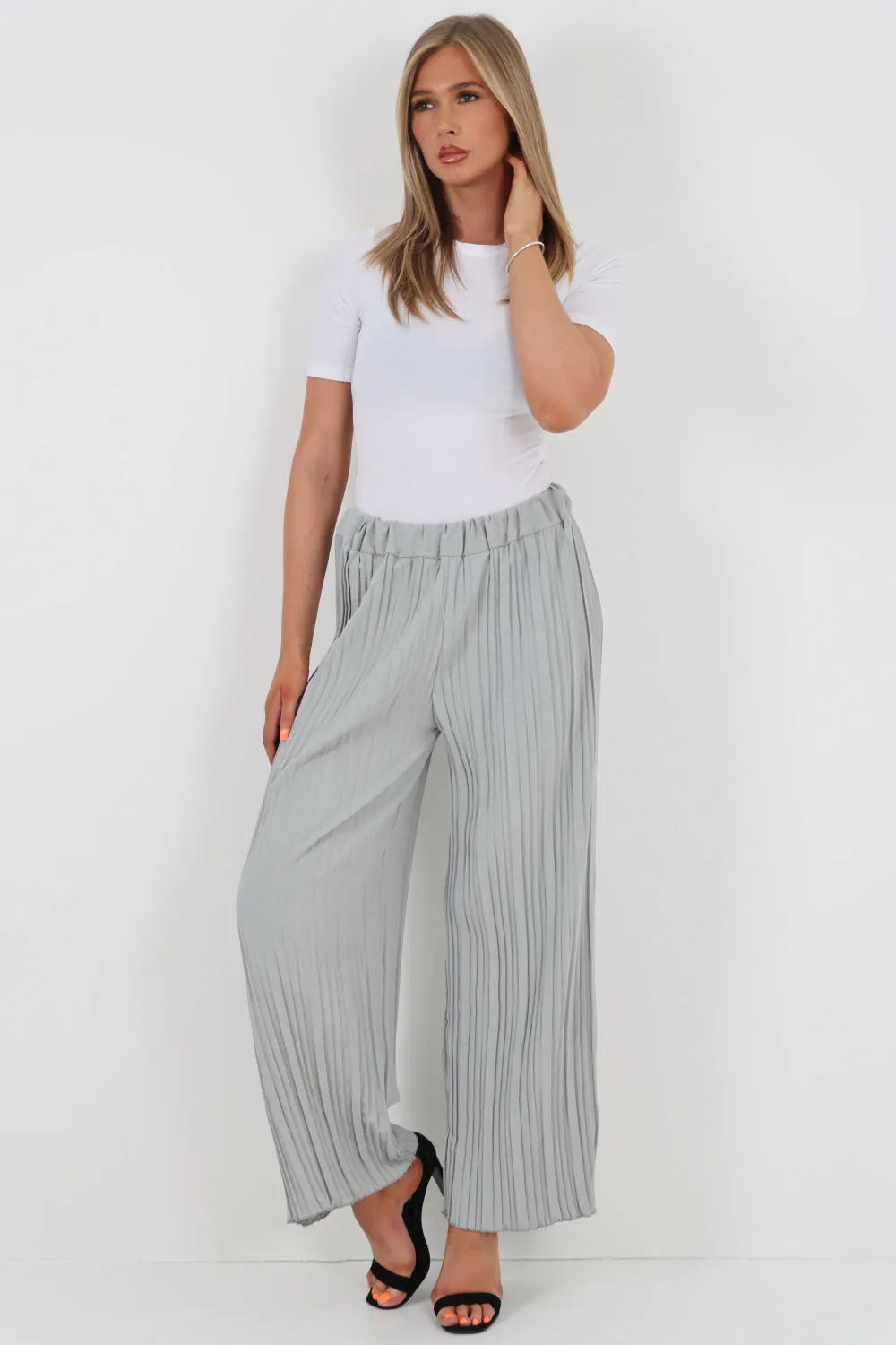 Italian Ladies Pleated Trousers