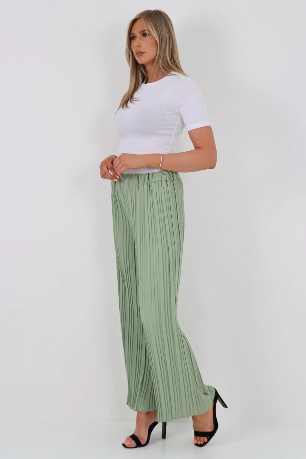 Italian Ladies Pleated Trousers
