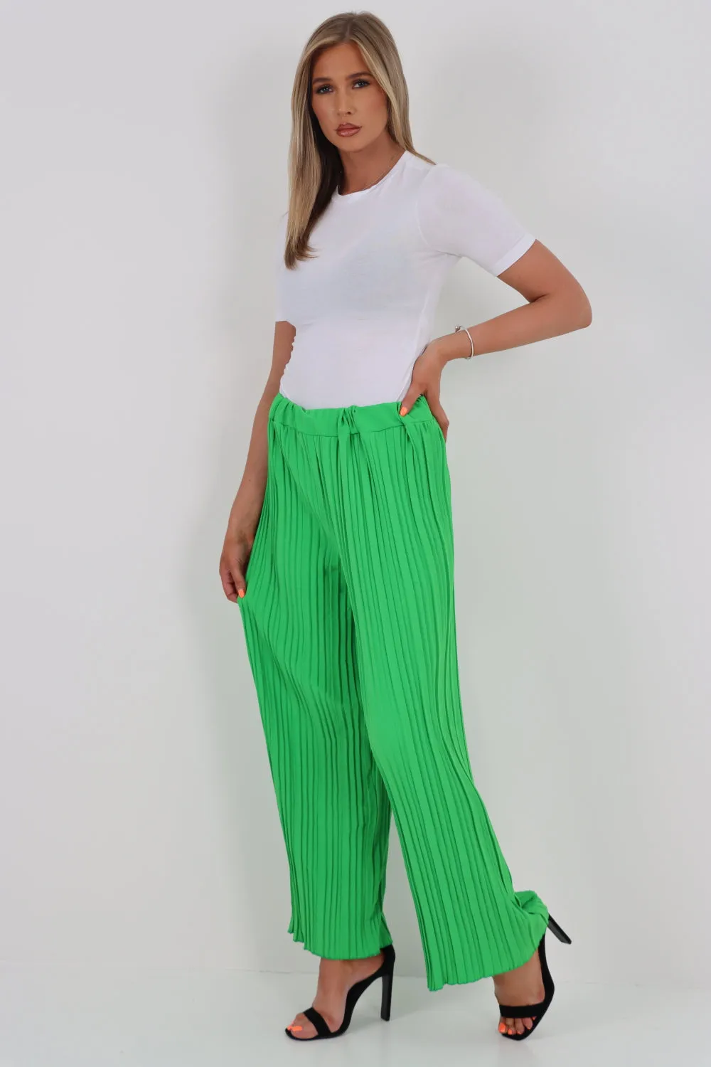 Italian Ladies Pleated Trousers