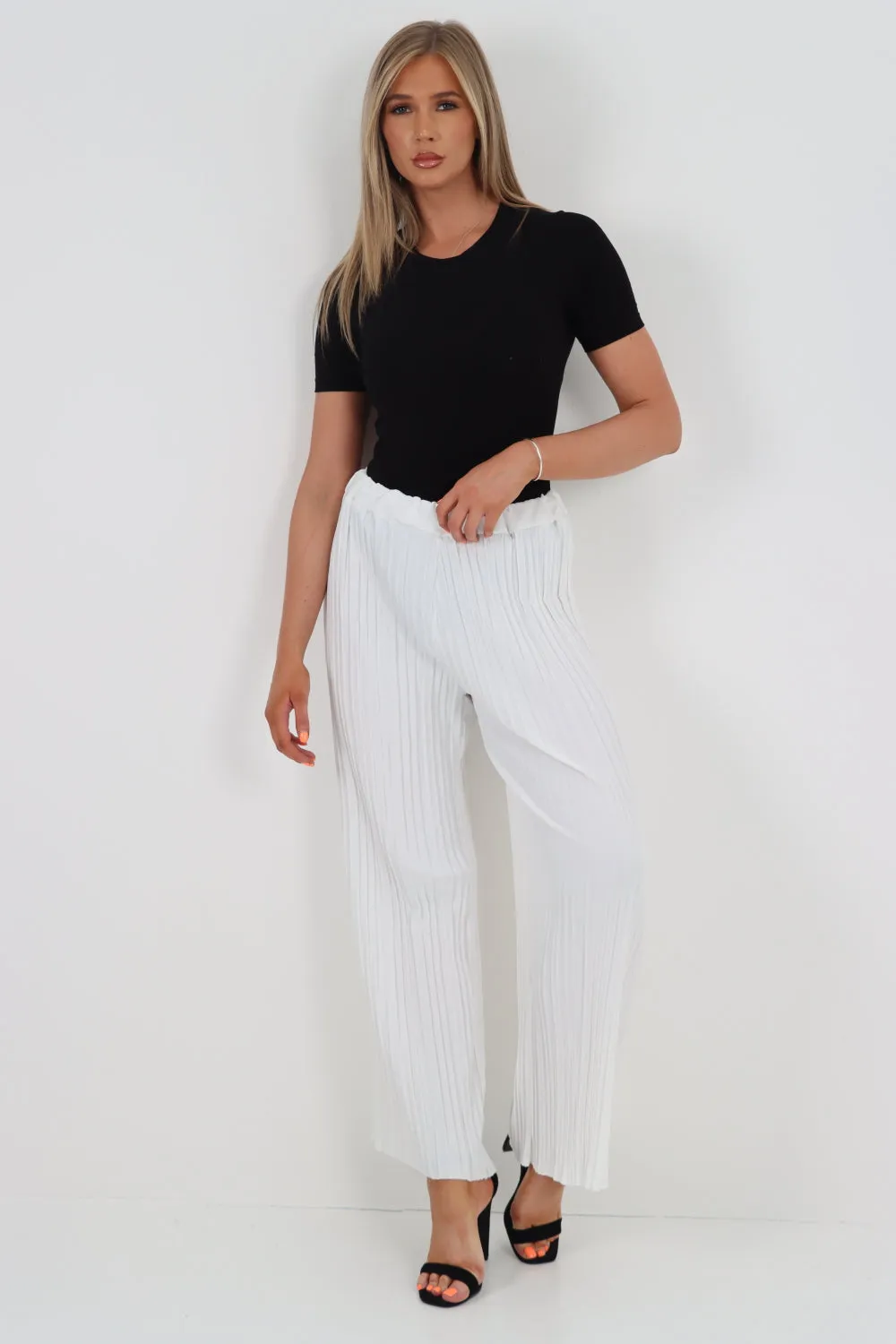 Italian Ladies Pleated Trousers