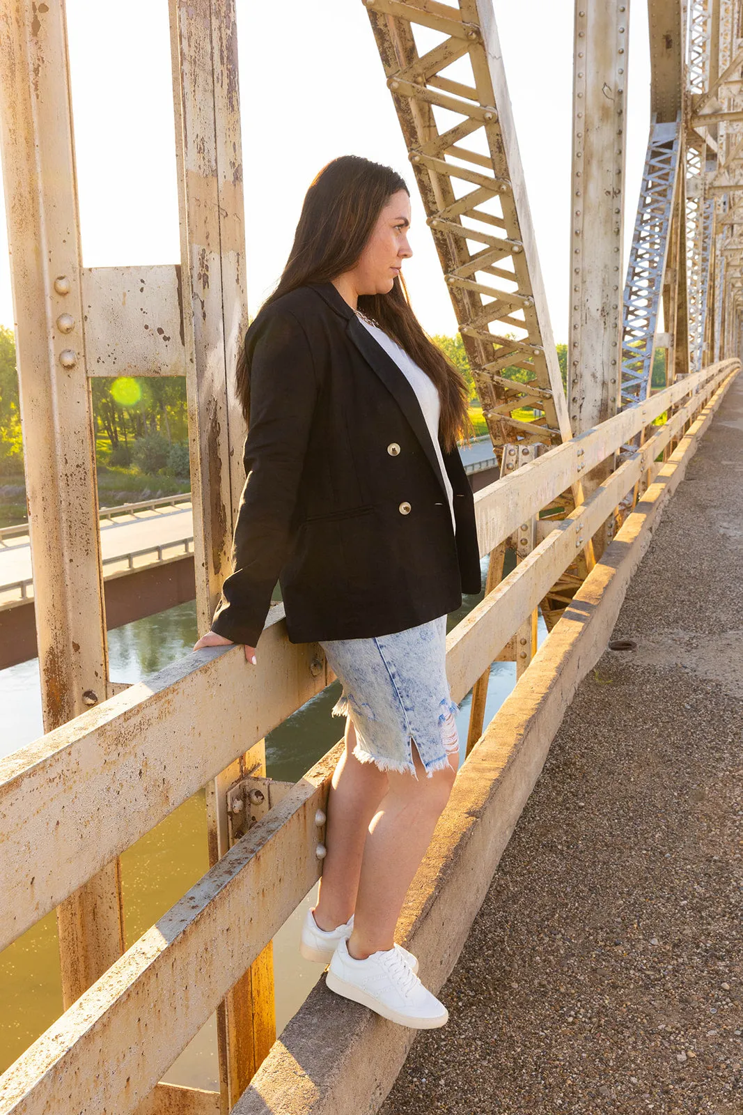 Kelly Linen Blazer Jacket