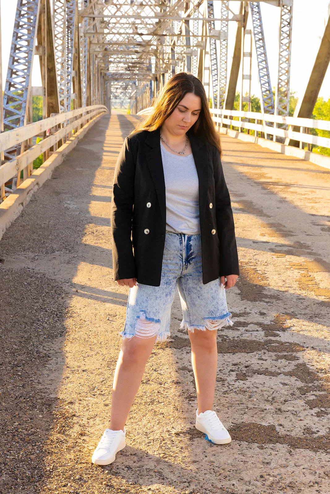 Kelly Linen Blazer Jacket