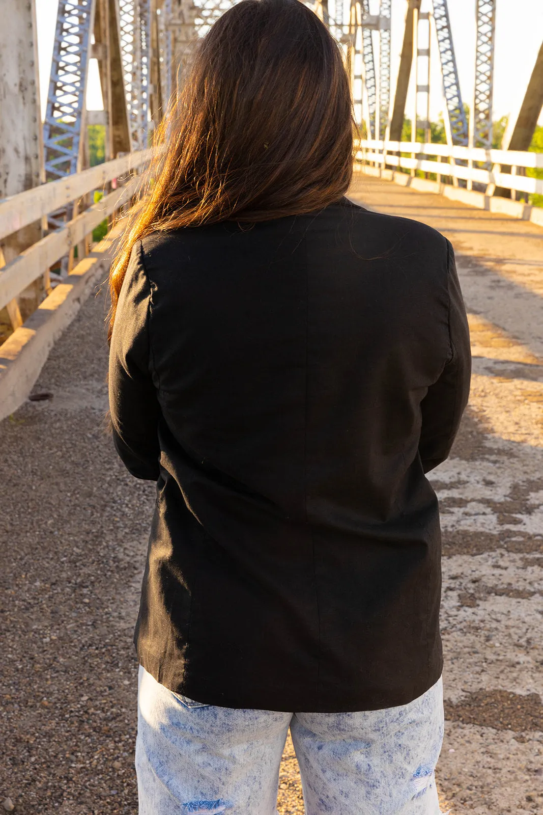 Kelly Linen Blazer Jacket