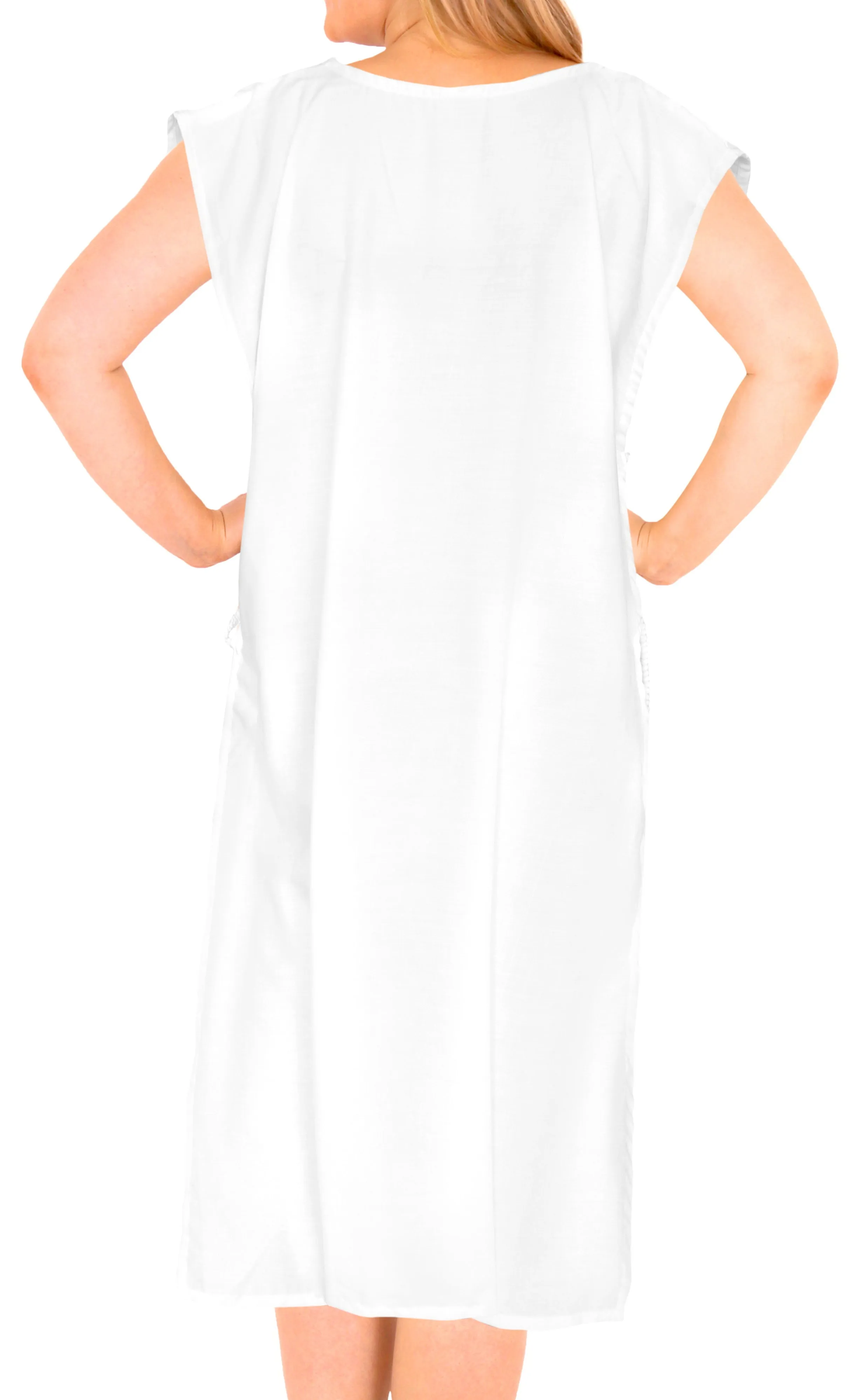 La Leela Womens Beachwear Bikini Swimwear Swimsuit Beach cover up Blouse Dress W