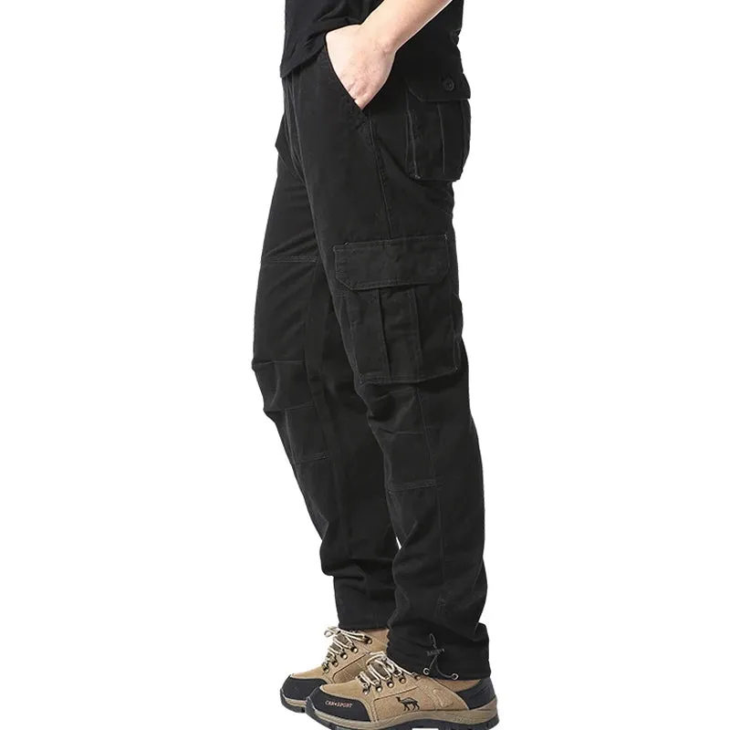 Large Pocket Tactical Elastic Cargo Pants