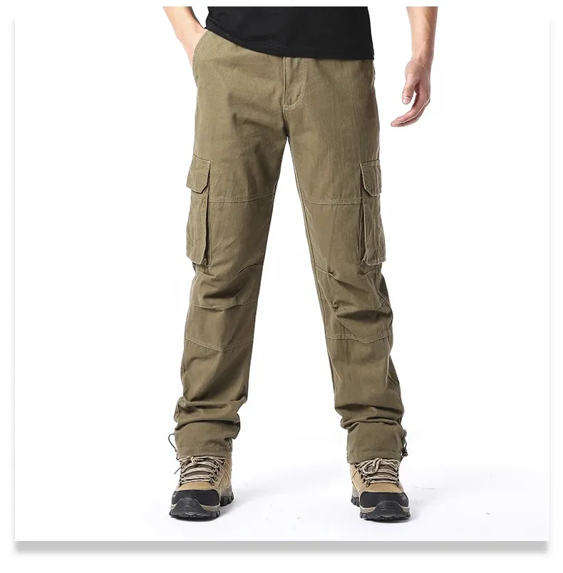Large Pocket Tactical Elastic Cargo Pants