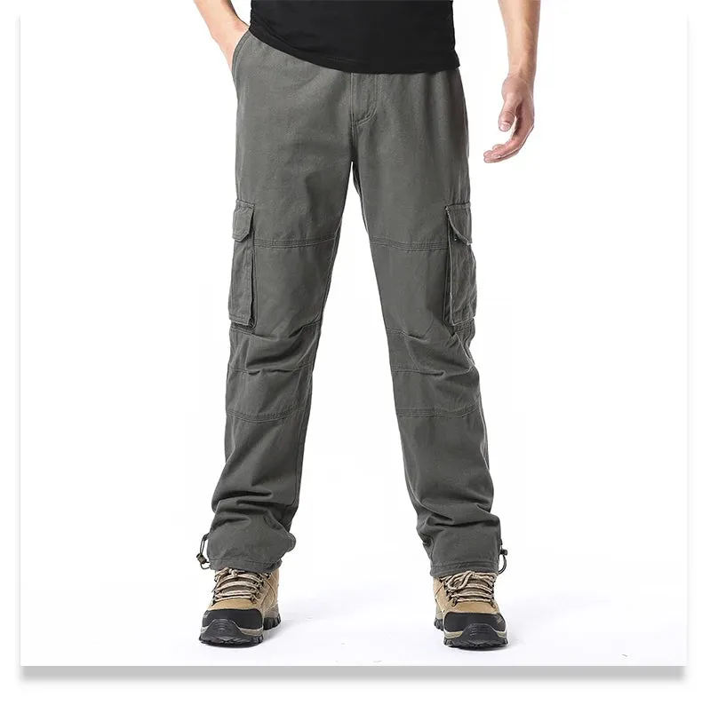 Large Pocket Tactical Elastic Cargo Pants