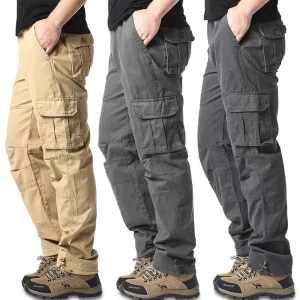 Large Pocket Tactical Elastic Cargo Pants