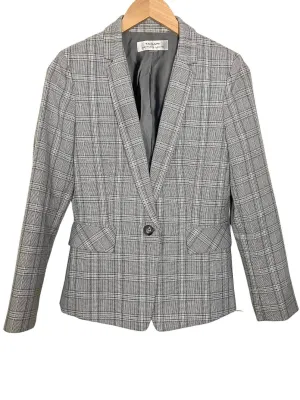 Light Summer Plaid Single Button Blazer