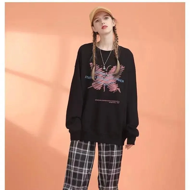 Loose Fit Animal Print Sweater