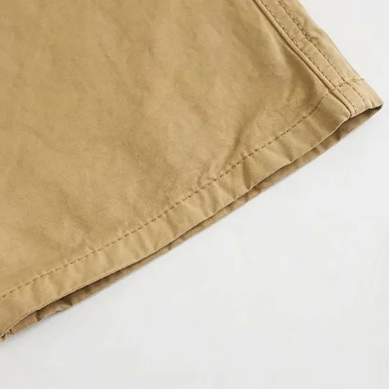 Loose High Waist Khaki Pants Women