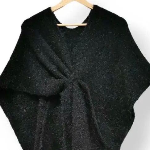 Loowie Cozy Italian Knit Loop Poncho
