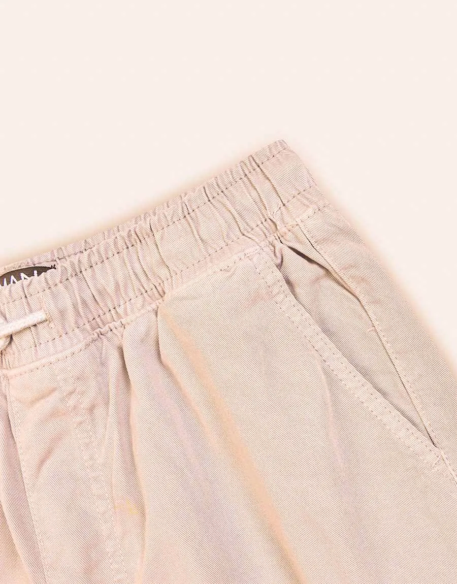 Men's Denim Jeans Shorts- Stone