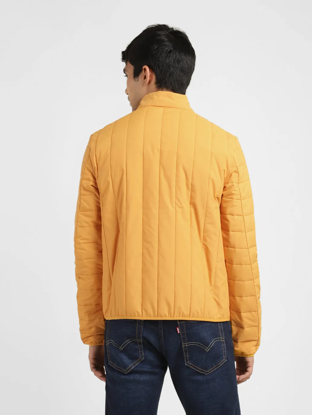 Men's Mock Collar Padded Jacket