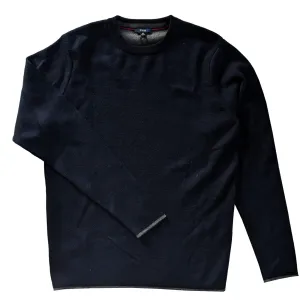 Merino Wool Crew (Navy)