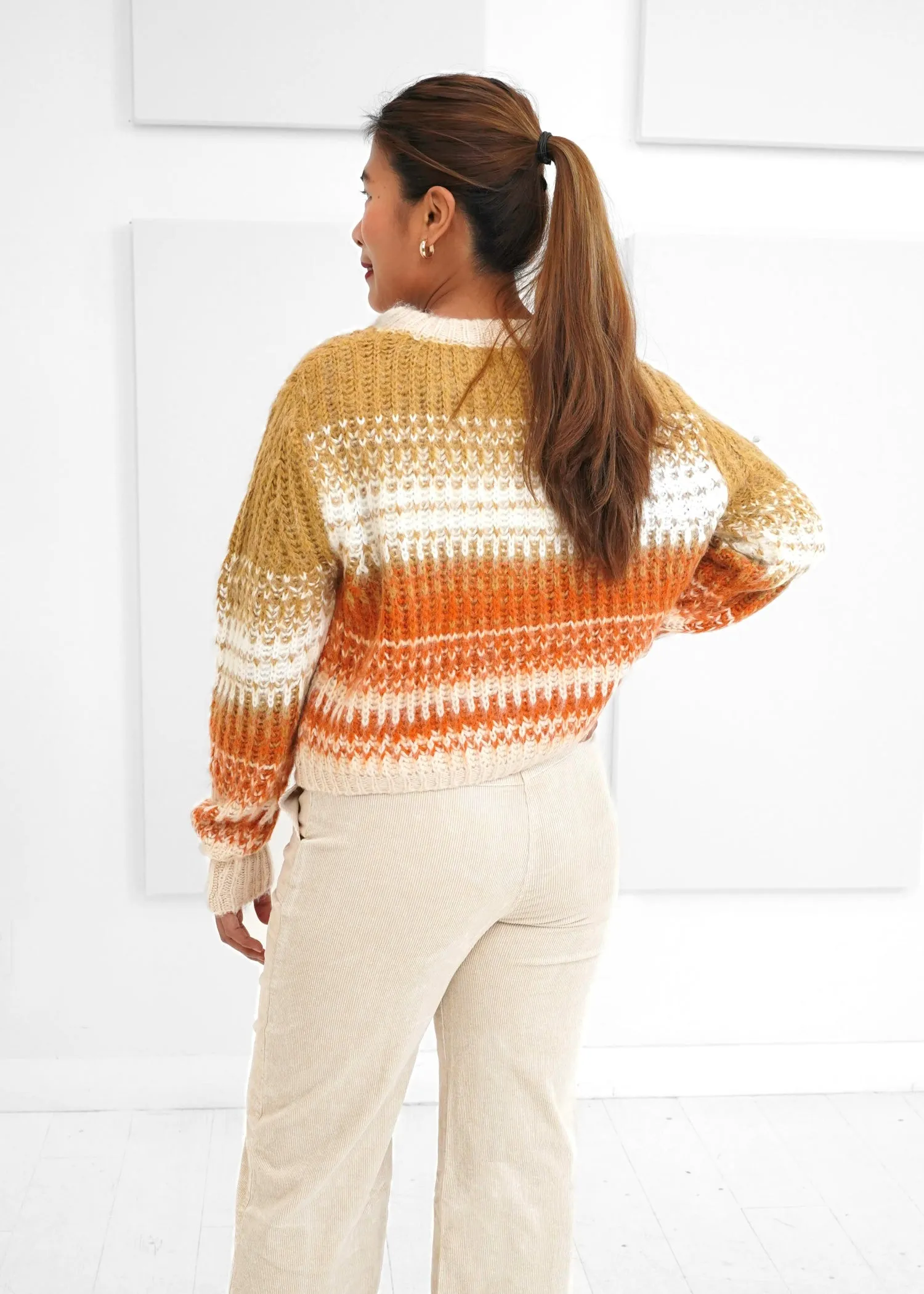 Mystree - Color Gradient Pullover Sweater -SALE