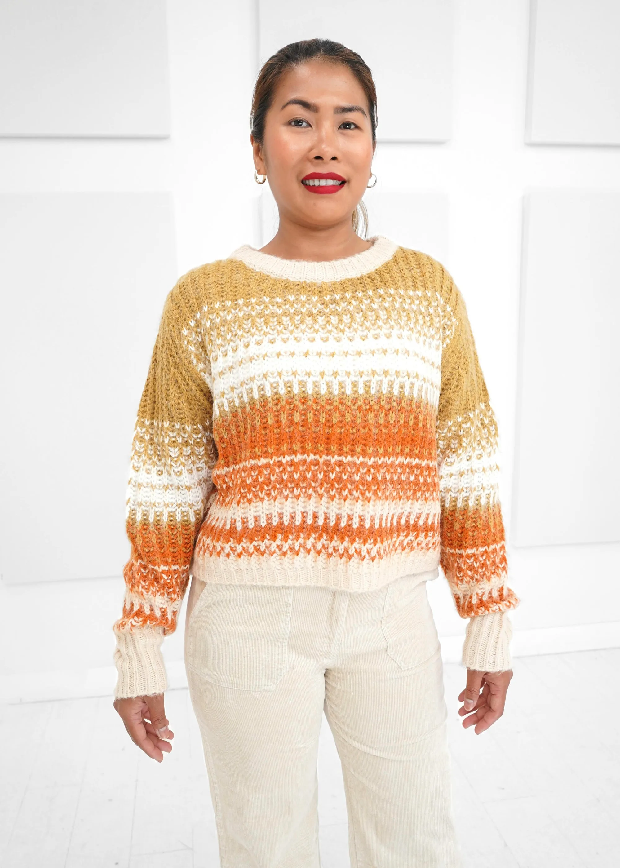 Mystree - Color Gradient Pullover Sweater -SALE