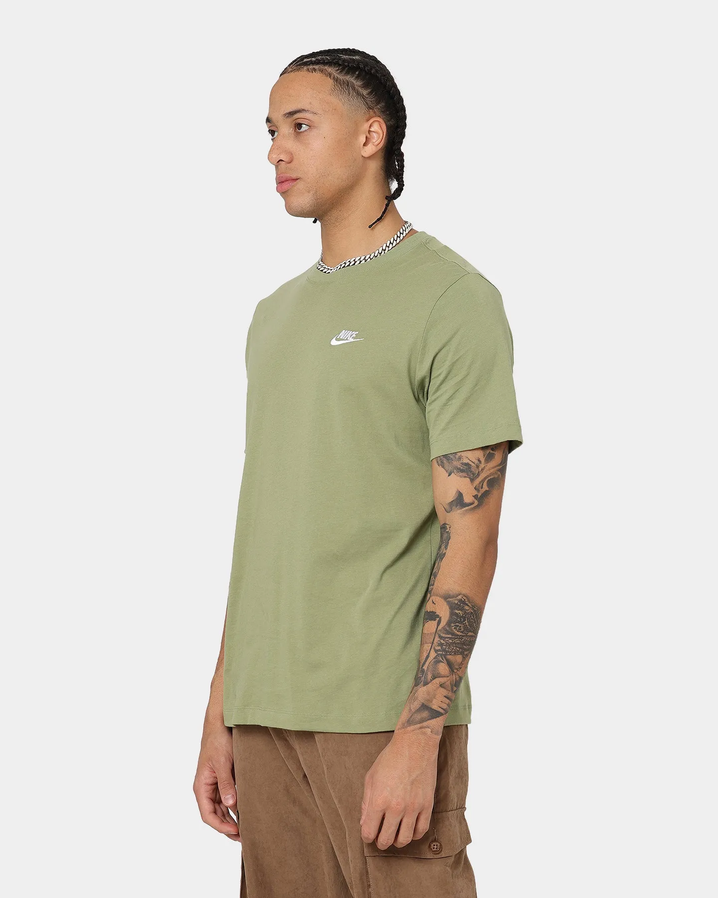 Nike Sportswear Club T-Shirt Alligator/White