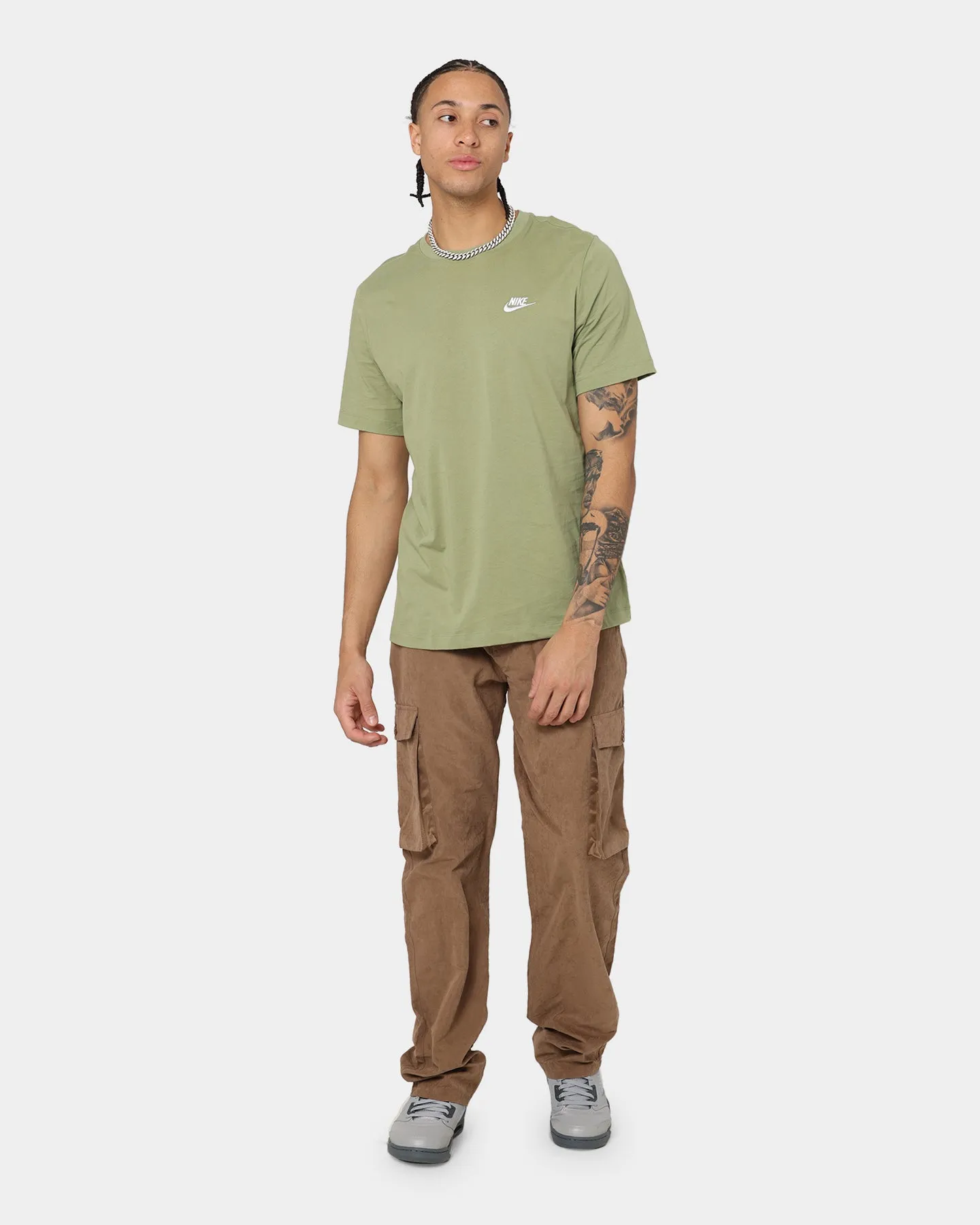 Nike Sportswear Club T-Shirt Alligator/White