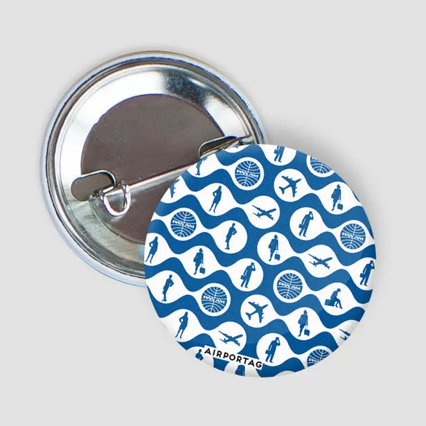 Pan Am Silhouette - Button