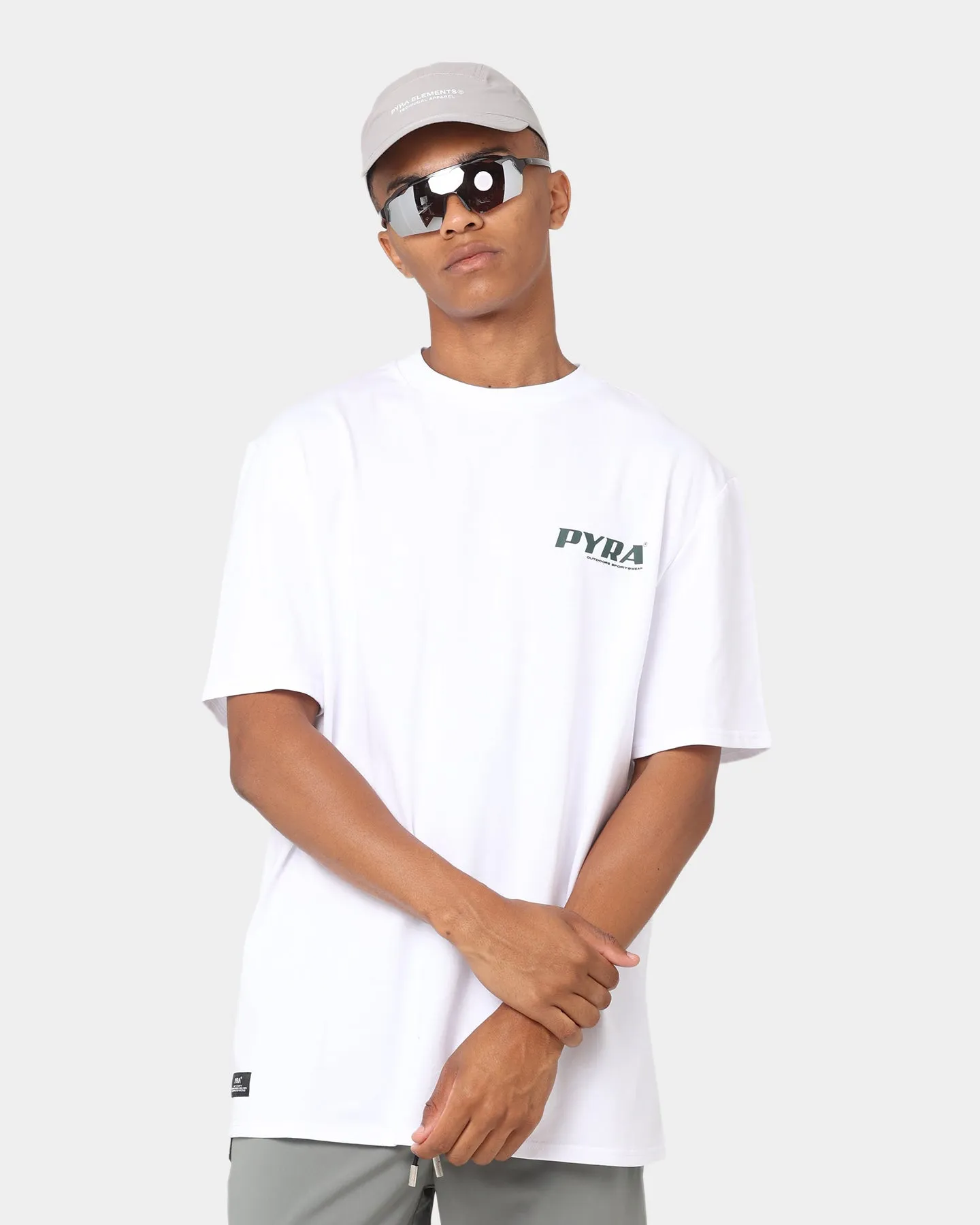 PYRA Version T-Shirt White/Green